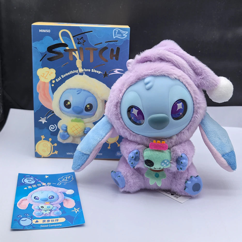 Stitch Eat Something Before Sleep Series Blind Box Plush Vinyl