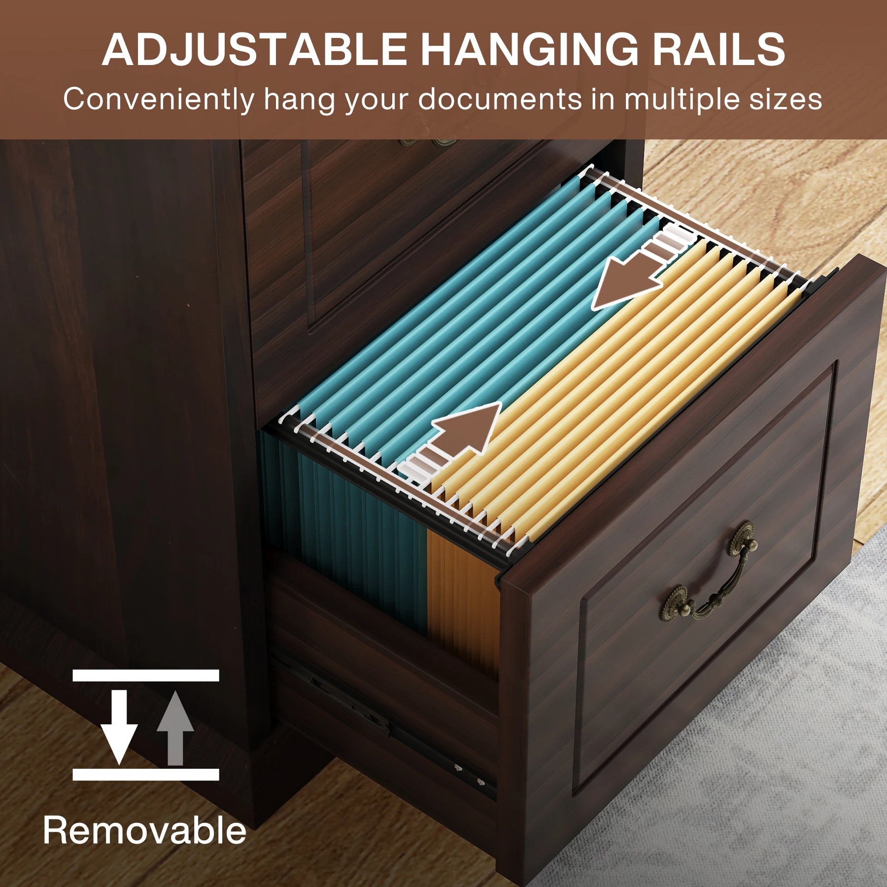 Tribesigns 4-Drawer File Cabinet Filing Cabinet, Vertical File Cabinet