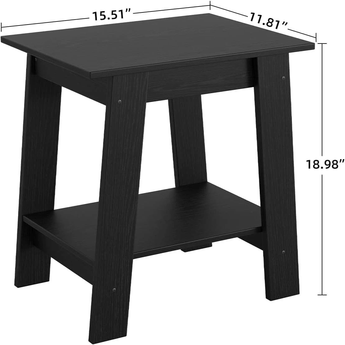 End Table, Wooden Side Table