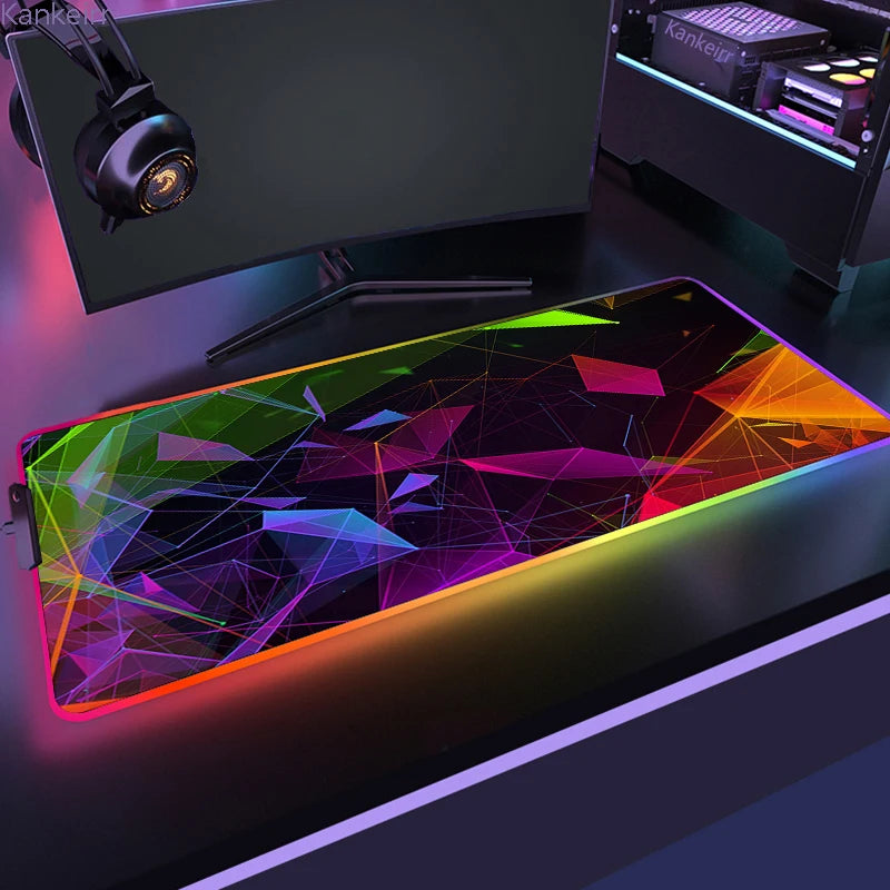 RGB Hexagonal Mouse Pad 900x350 LED