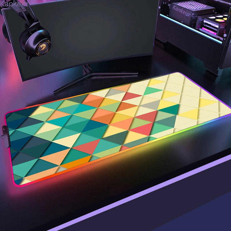 RGB Hexagonal Mouse Pad 900x350 LED