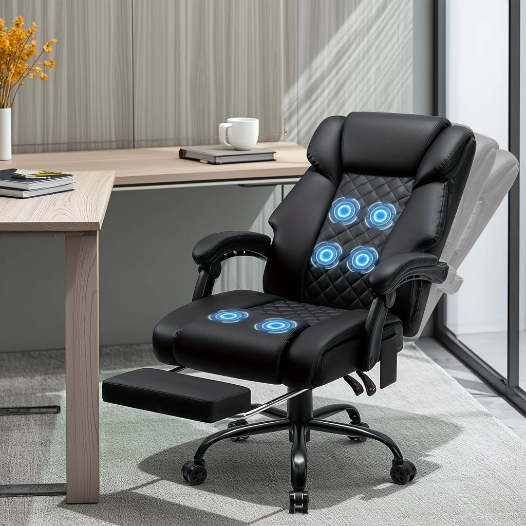 Ergonomic Six Point Massage Office Chair