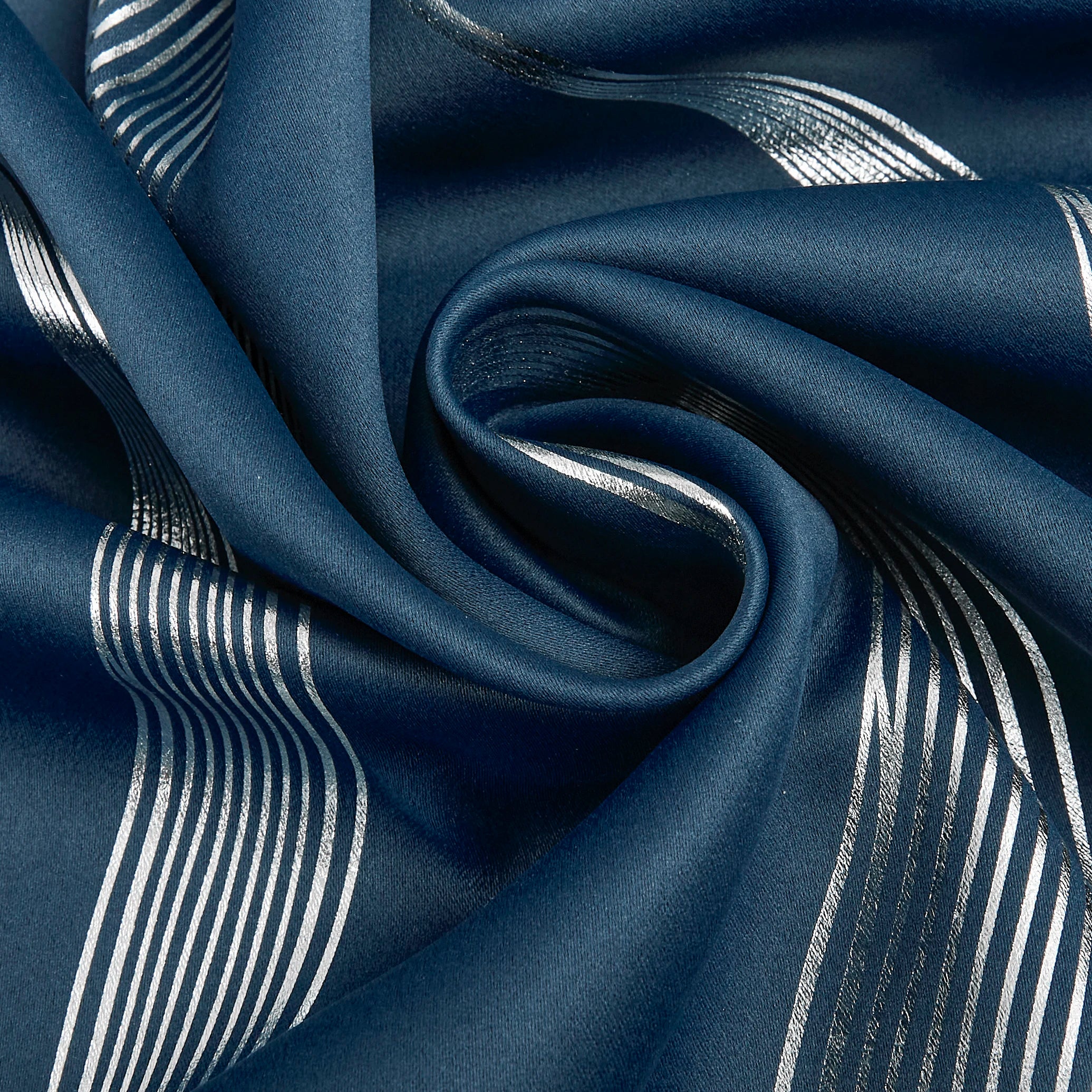 4PCS Blackout Curtains Grommet Thermal Insulated