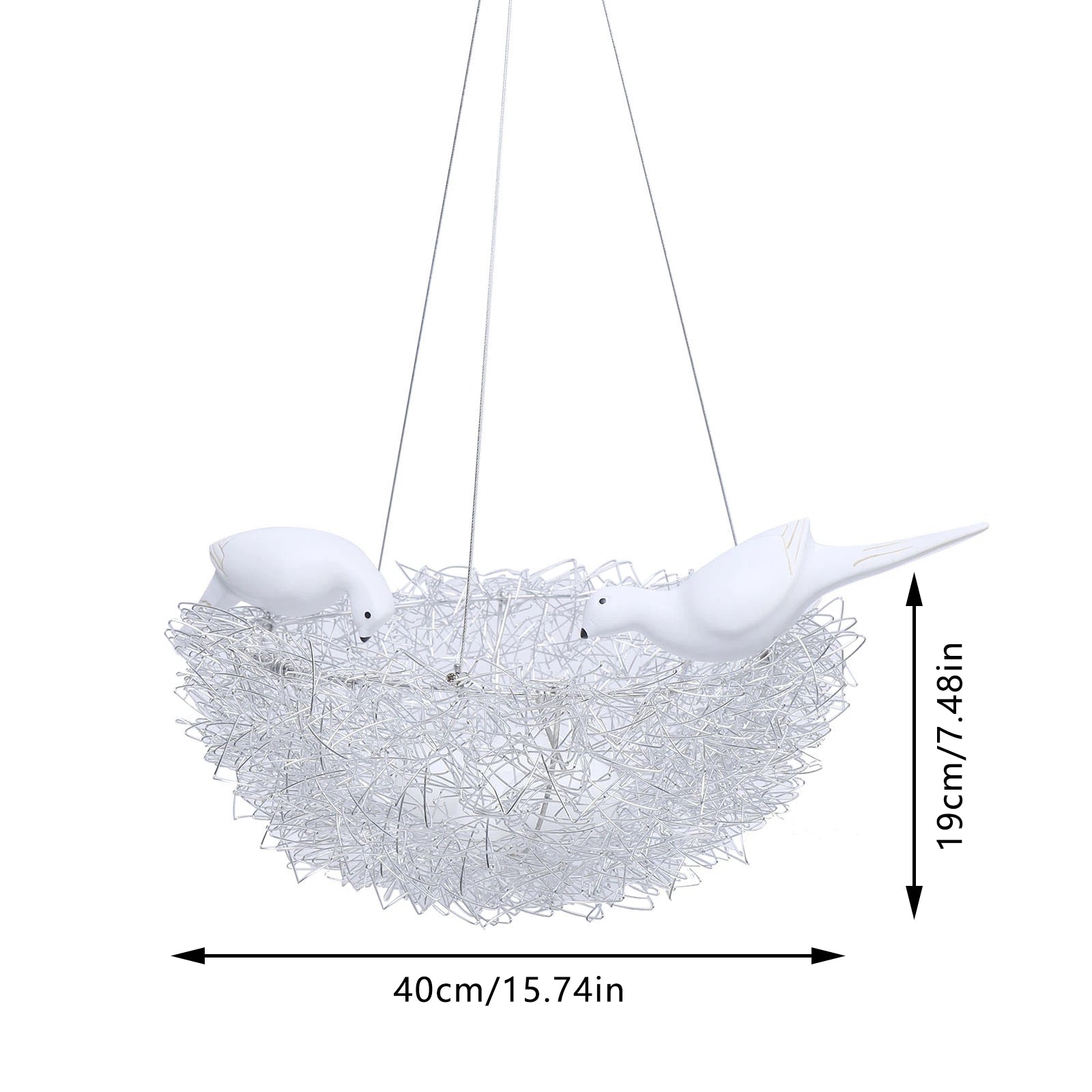 5 Light Woven Nest Chandelier