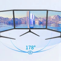 27-inch Computer Monitor IPS Panel PC Monitors FHD 1080p 75Hz LED Display Home Office Desktop Screen, HDMI, VGA, Flicker