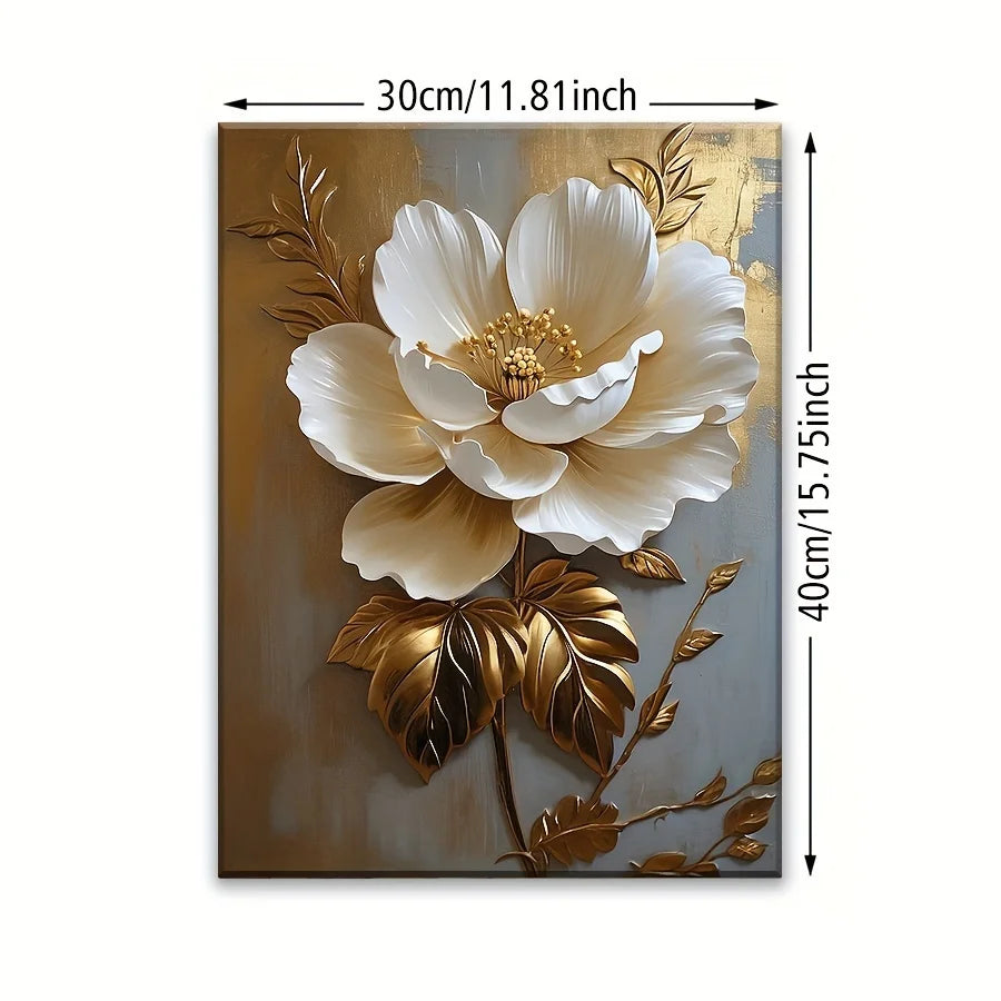 Art Vintage Gold Flower Wall Decoration