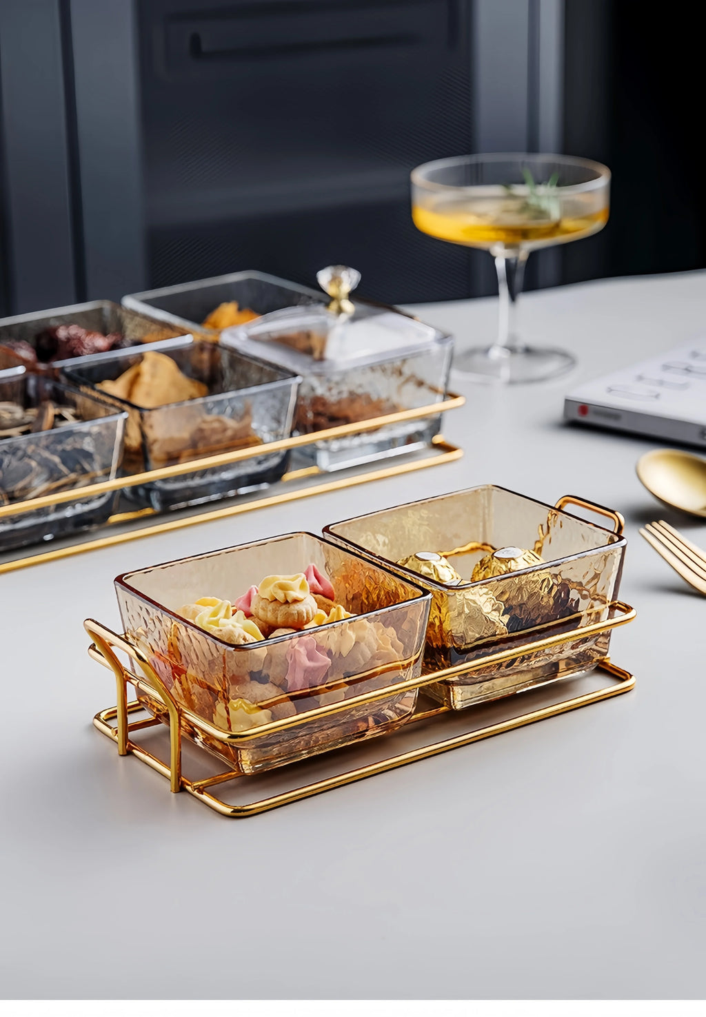 Light luxury fruit plates