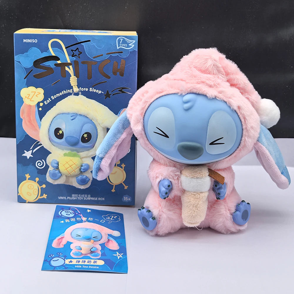 Stitch Eat Something Before Sleep Series Blind Box Plush Vinyl