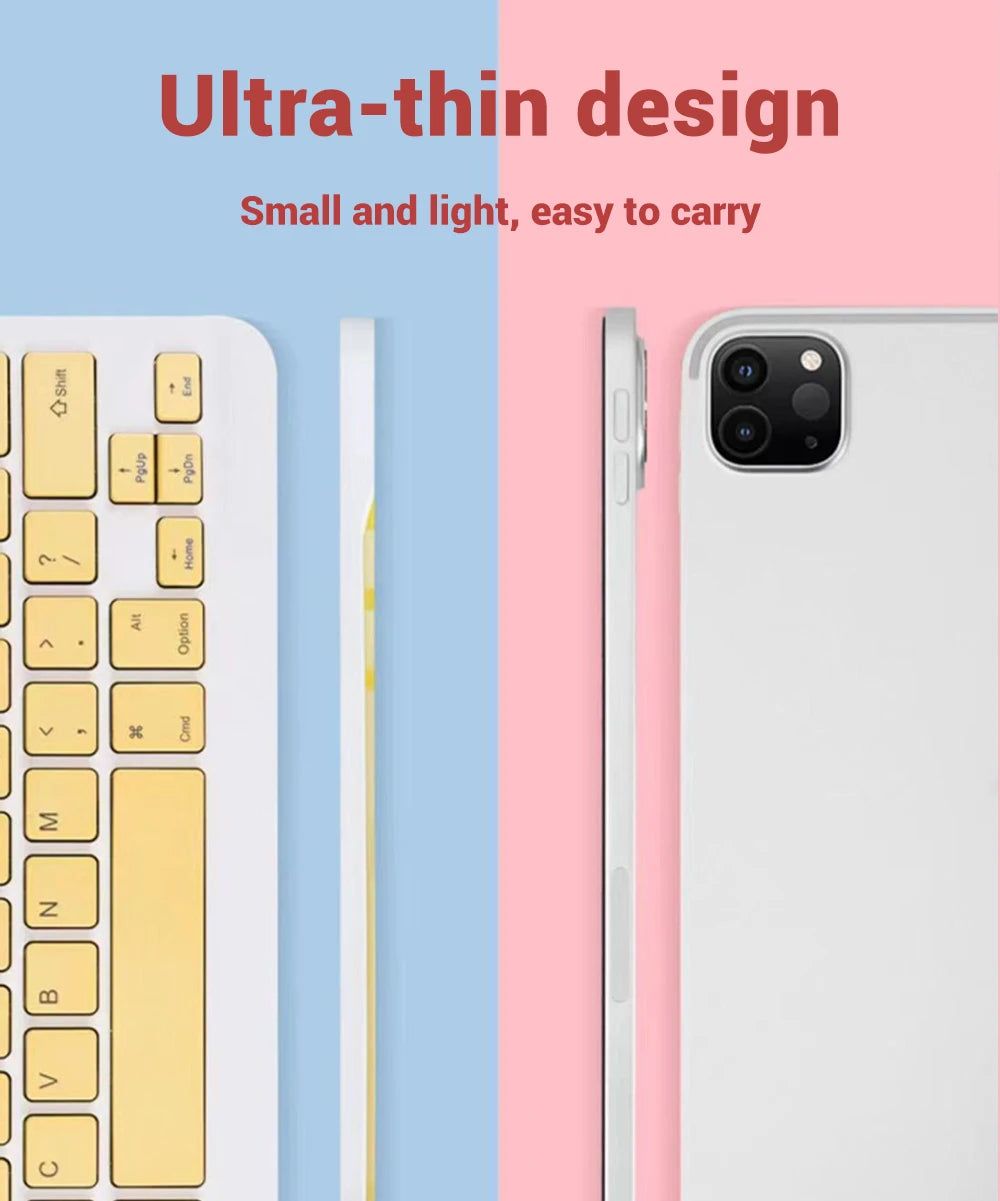 Bluetooth Keyboard and Mouse For iPad Xiaomi Samsung