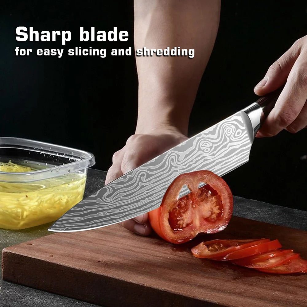 5Pcs Kitchen Chef Knife Set