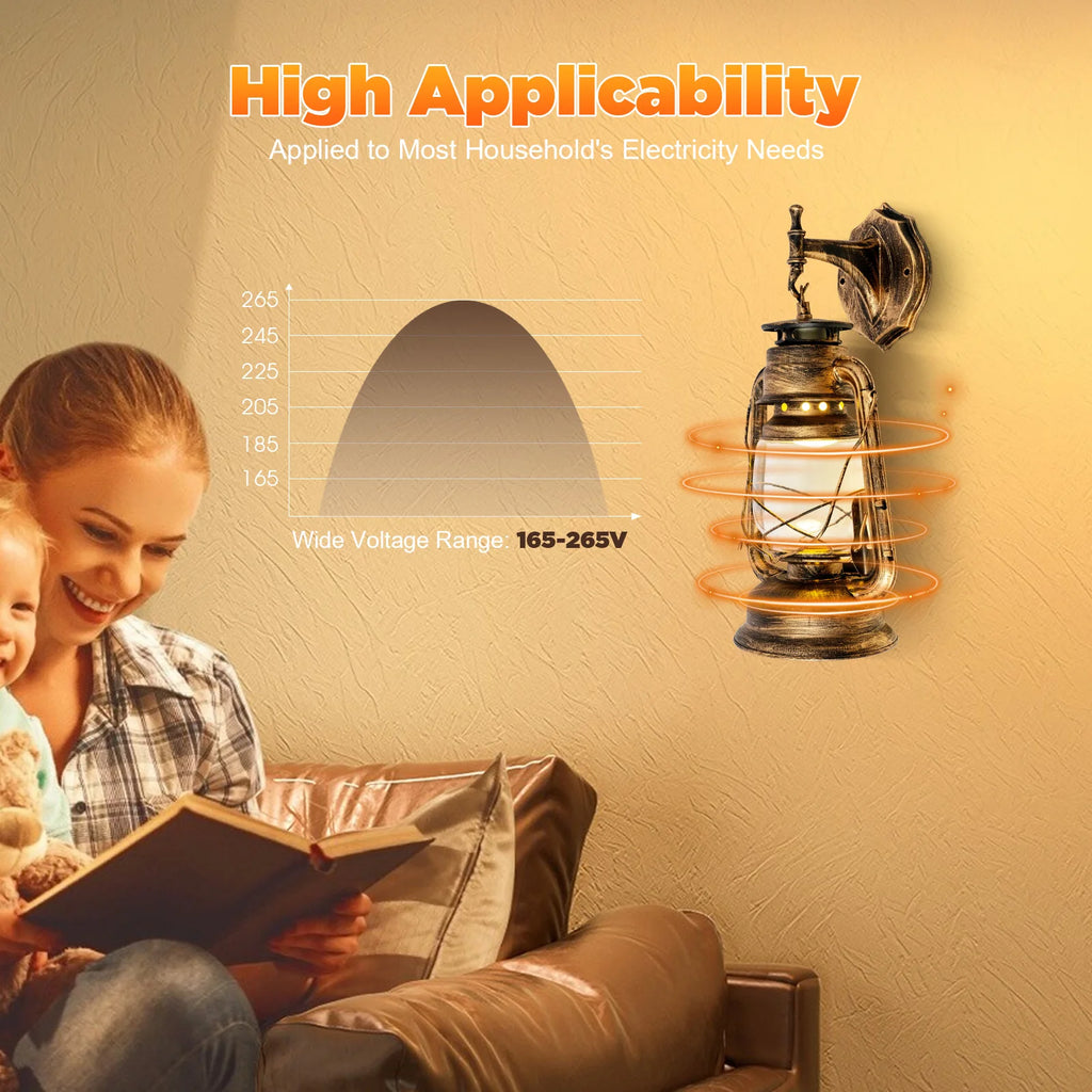 Wall Sconces Retro Antique Vintage Rustic Lantern Lamp