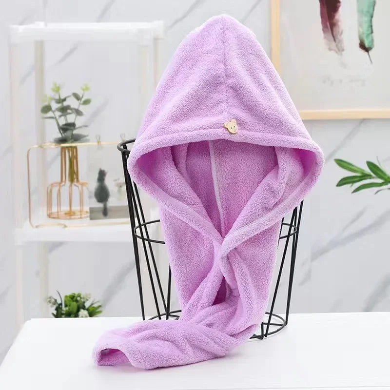 Dry Hair Cap Sports Towel Fiber Super Fine Adult Bath Towel