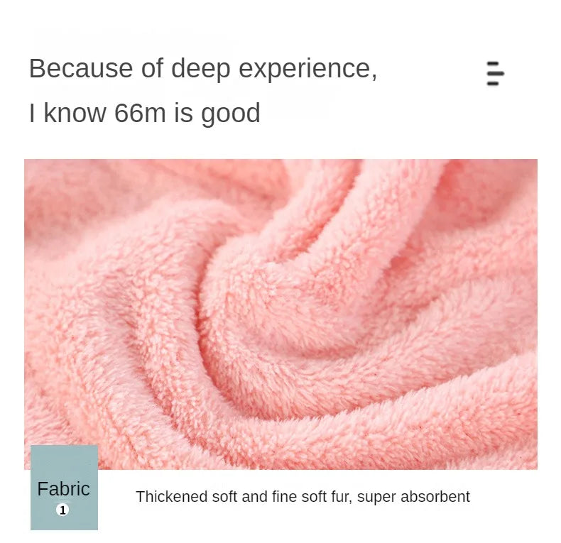 Dry Hair Cap Sports Towel Fiber Super Fine Adult Bath Towel