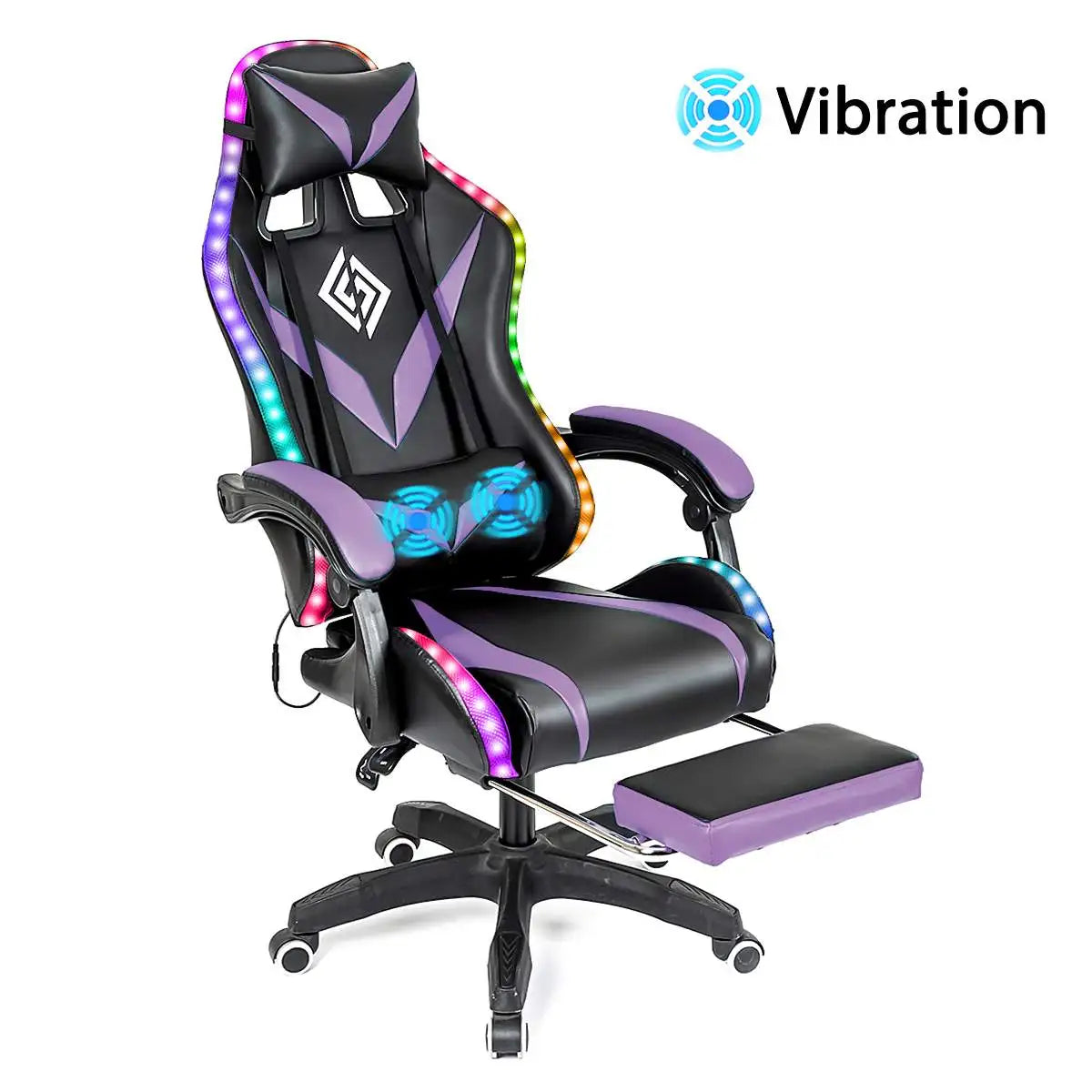 135 Degrees Gaming Chair RGB Light Office Chair