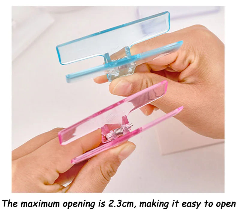 1Pc Creative Transparent Jelly Clip Storage