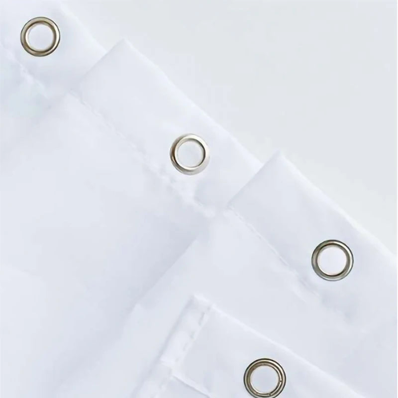 Merry Christmas Cartoon Shower Curtain  Witch Bath Sets Waterproof