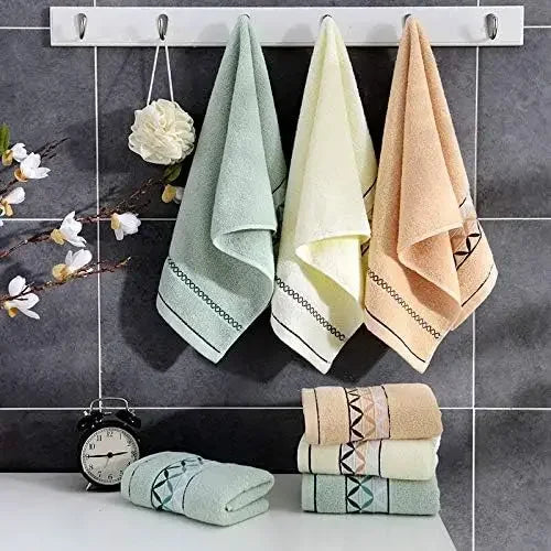 4 packs pure cotton hand towel, 100% cotton face towel