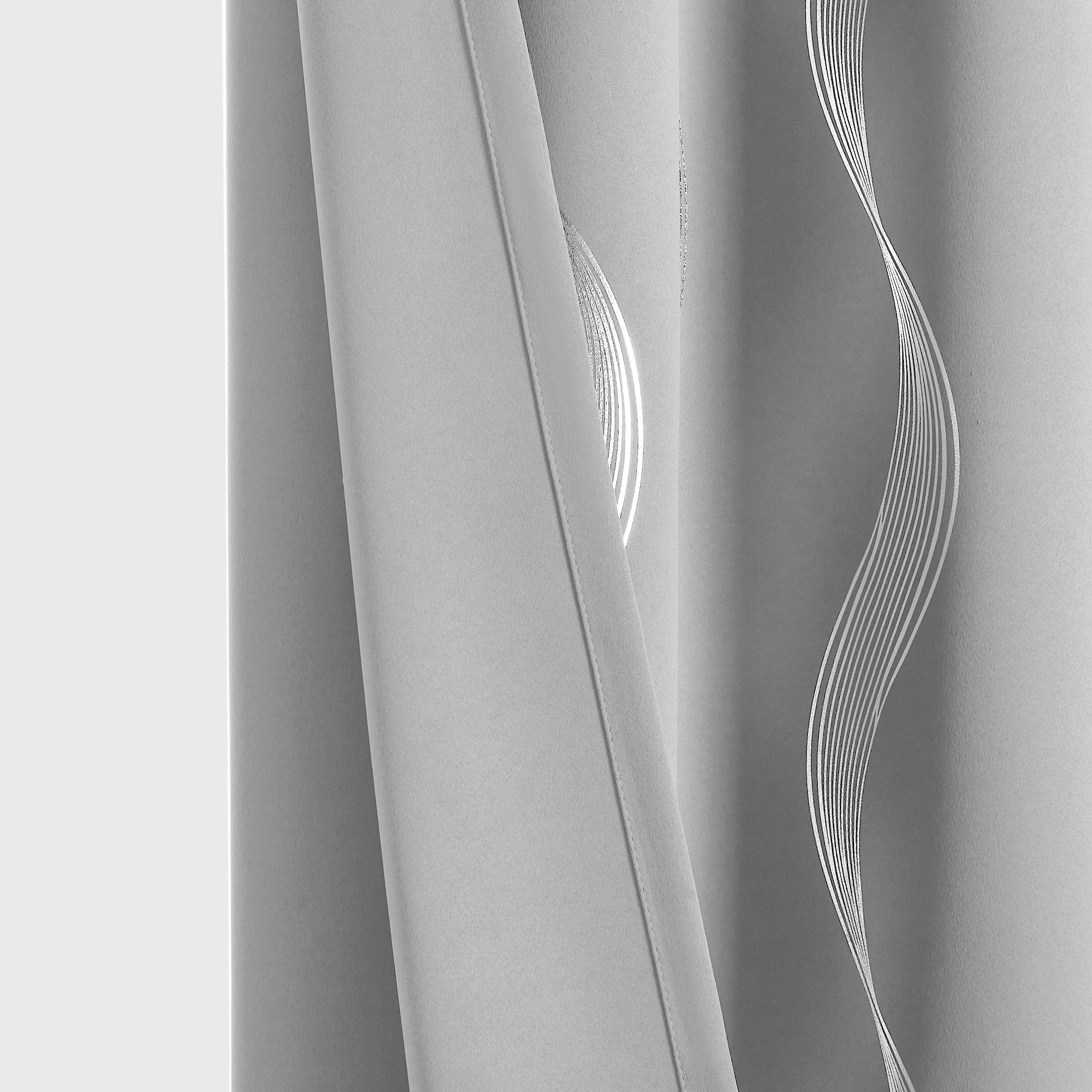 4PCS Blackout Curtains Grommet Thermal Insulated