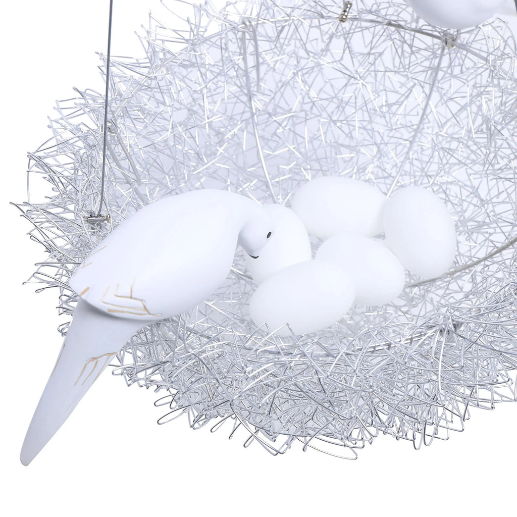 5 Light Woven Nest Chandelier