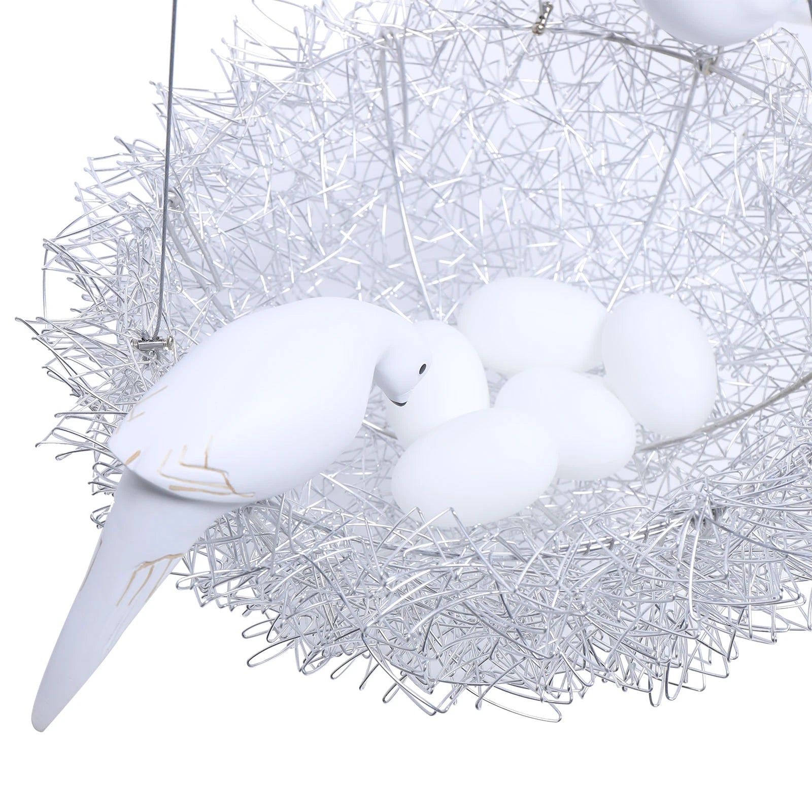 5 Light Woven Nest Chandelier