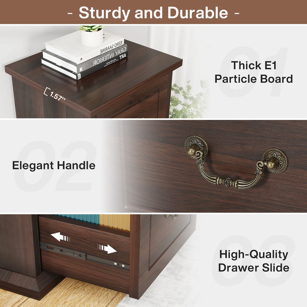 Tribesigns 4-Drawer File Cabinet Filing Cabinet, Vertical File Cabinet