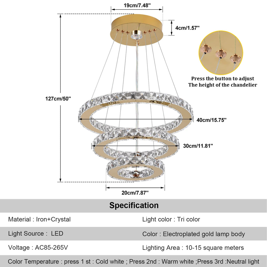 French luxury crystal chandeliers