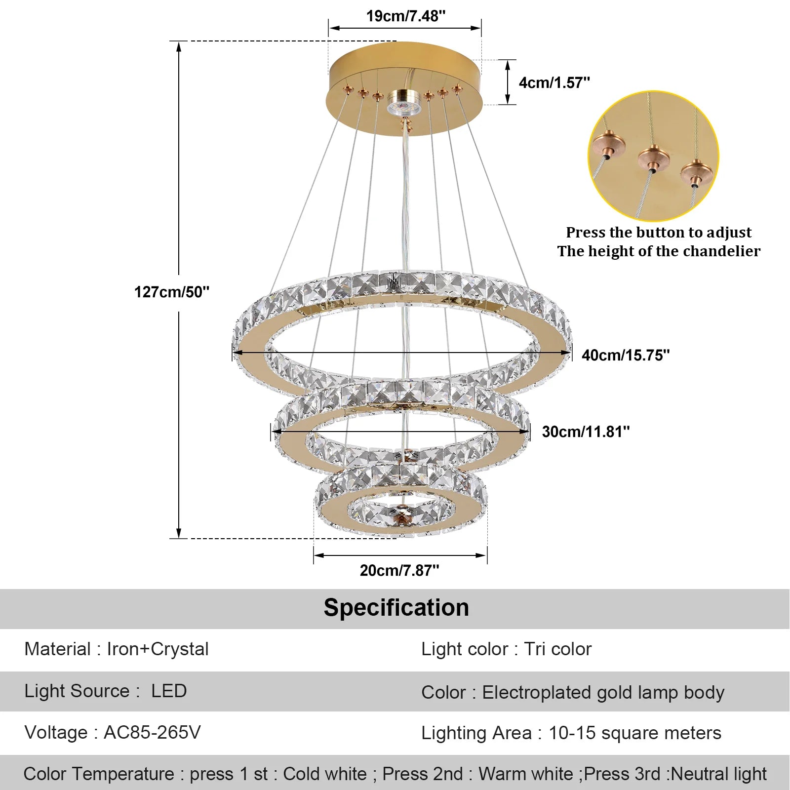 French luxury crystal chandeliers