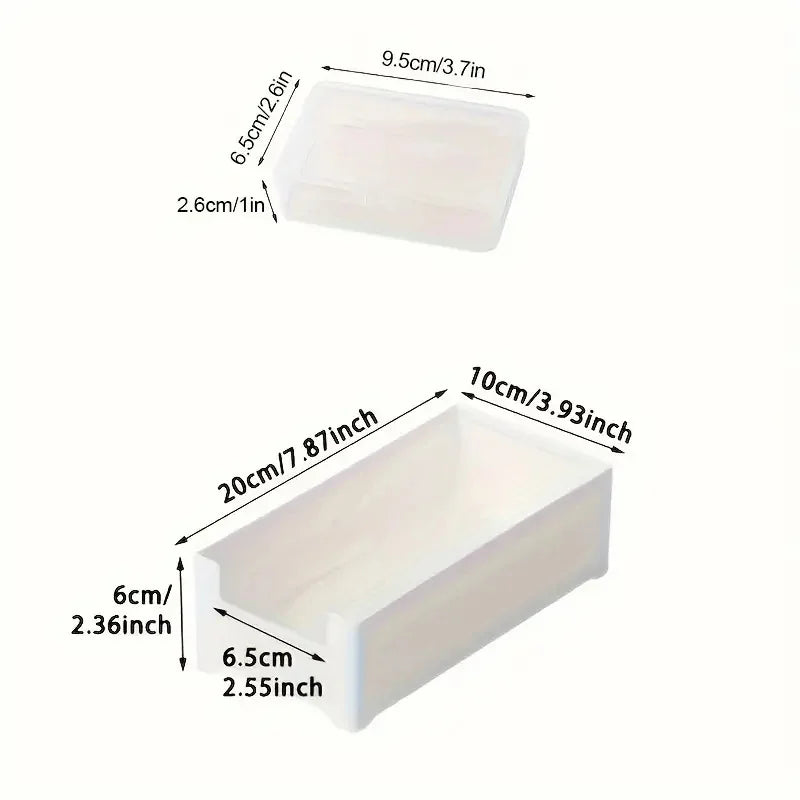 Cable Organizer Storage Box Set Durable Plastic Daily Office Supplies