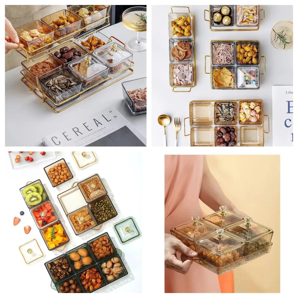 Light luxury fruit plates