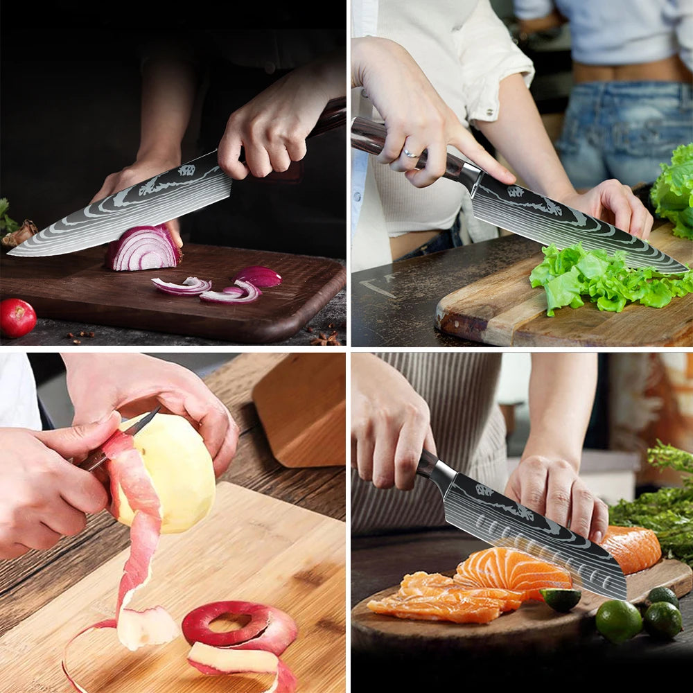 1-10PCS Chef knife