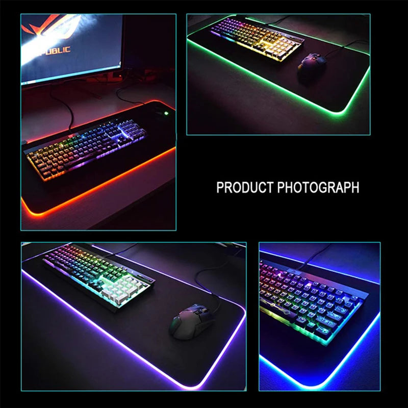 RGB Hexagonal Mouse Pad 900x350 LED