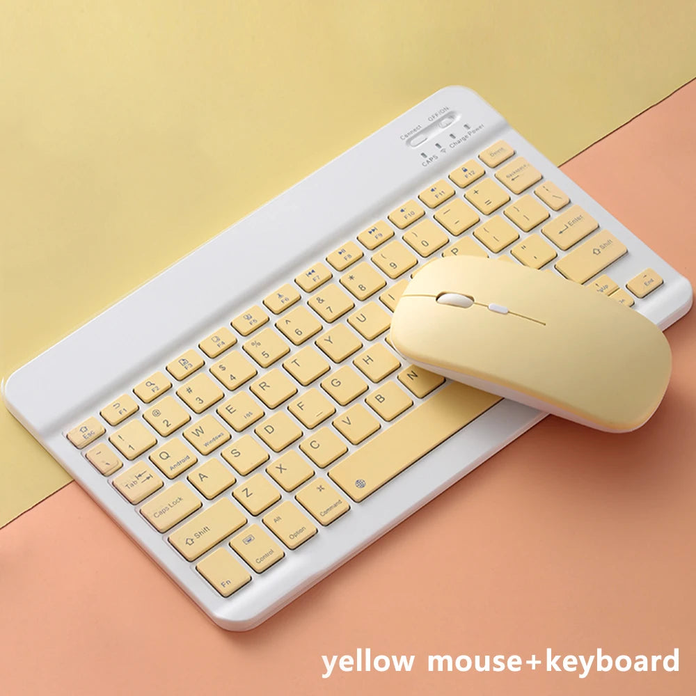 Bluetooth Keyboard and Mouse For iPad Xiaomi Samsung