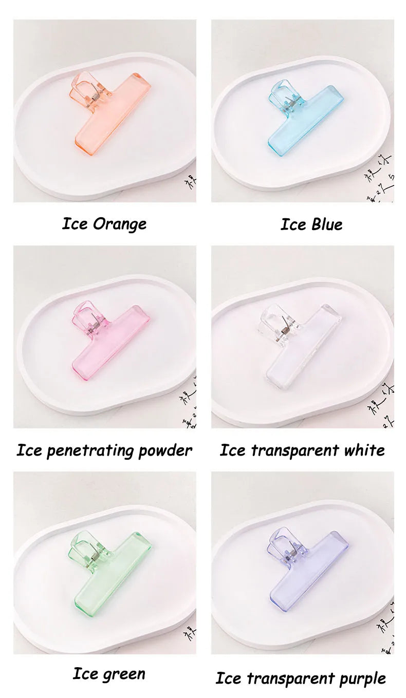 1Pc Creative Transparent Jelly Clip Storage