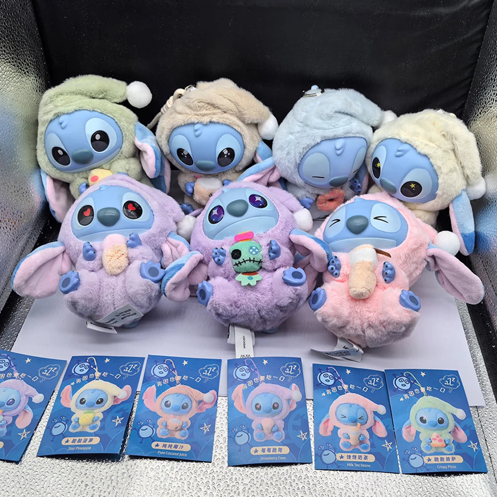 Stitch Eat Something Before Sleep Series Blind Box Plush Vinyl