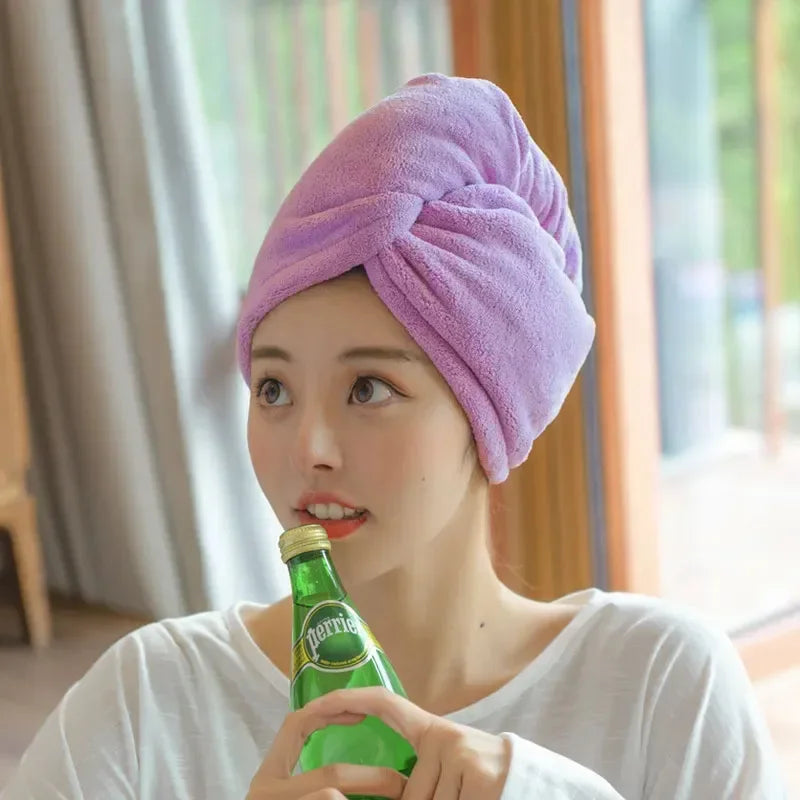 Dry Hair Cap Sports Towel Fiber Super Fine Adult Bath Towel