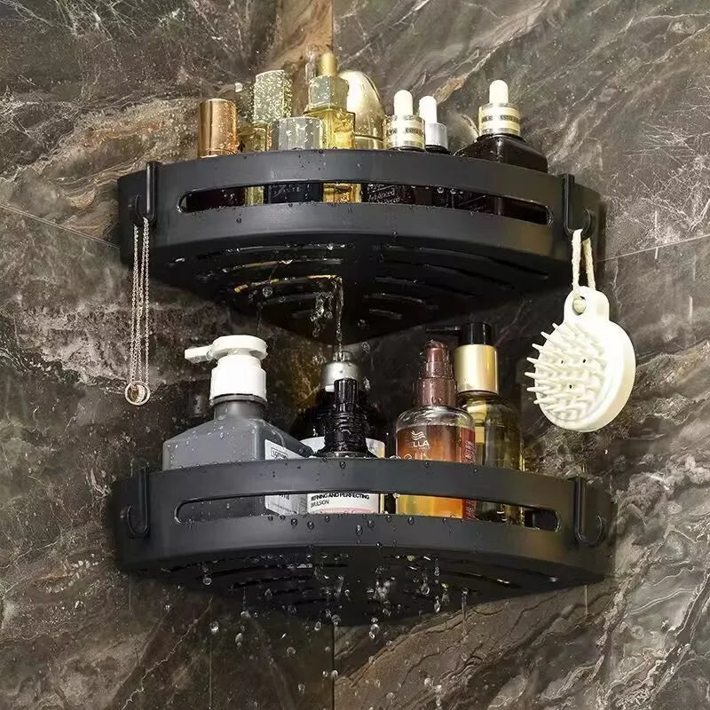 3/2/1 PCS Strong Adhesive No Drill Shower Shelf Storage Upgraded Waterproof Bathroom Organizer