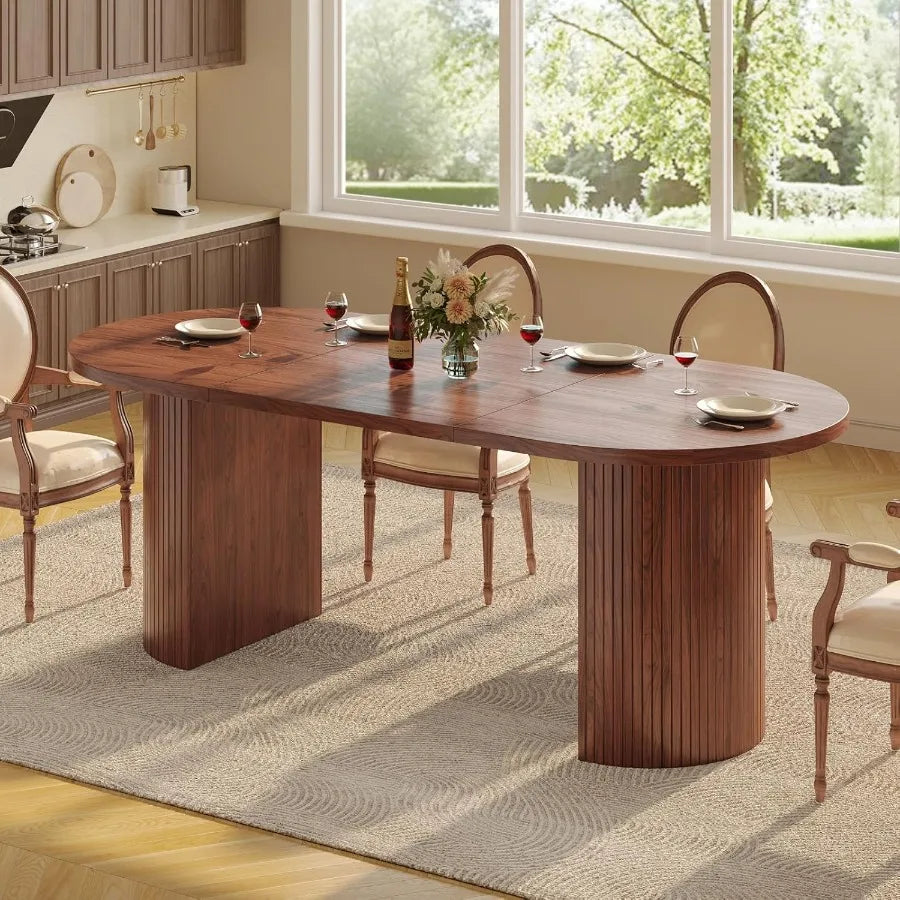 70.8 Inch Oval Dining Table