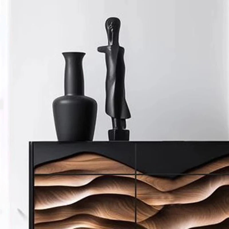 Corner Cabinets Wood Craft Decor Storage Drawer Cabinets Mid Century