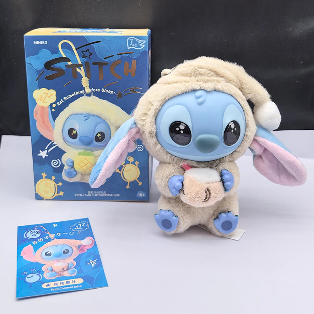 Stitch Eat Something Before Sleep Series Blind Box Plush Vinyl