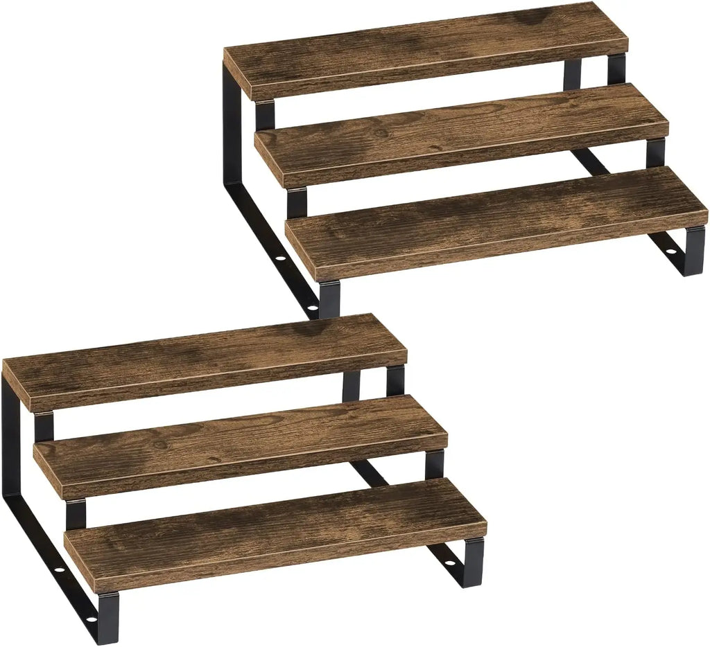 3-Tier Wooden Spice Rack , Set of 2