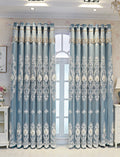 1PC Curtains,Luxury vintage-style embroidered curtains