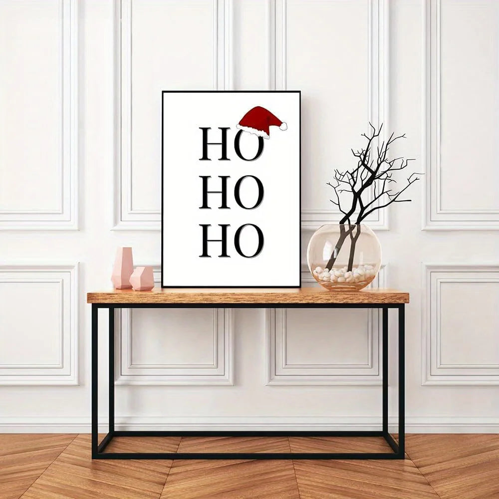 3pcs  Canvas Nordic Minimalism Funny Christmas Scandi Artwork