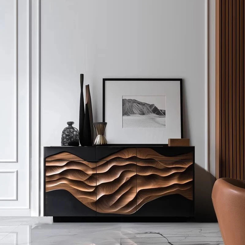 Corner Cabinets Wood Craft Decor Storage Drawer Cabinets Mid Century