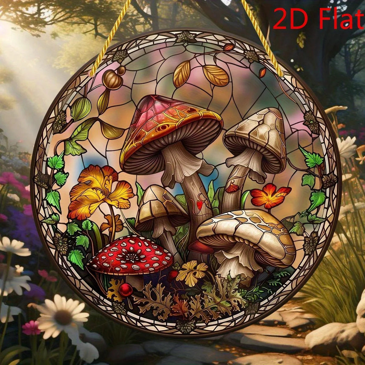 1PC Mushroom Suncatcher