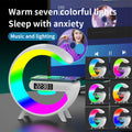 Wireless Speaker Charger Table Lamp with Alarm Clock