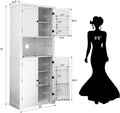 72" Freestanding  Cabinet with Storage Hutch