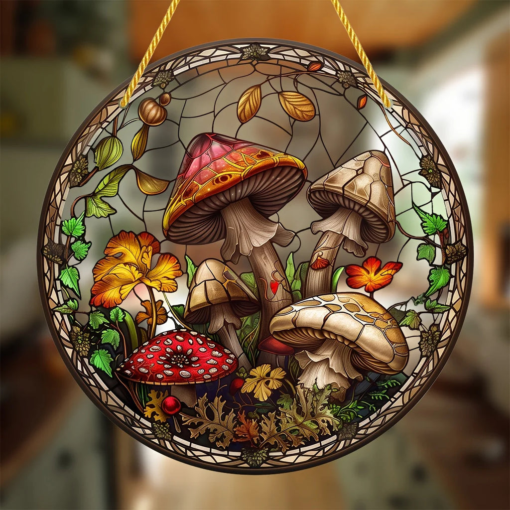 1PC Mushroom Suncatcher