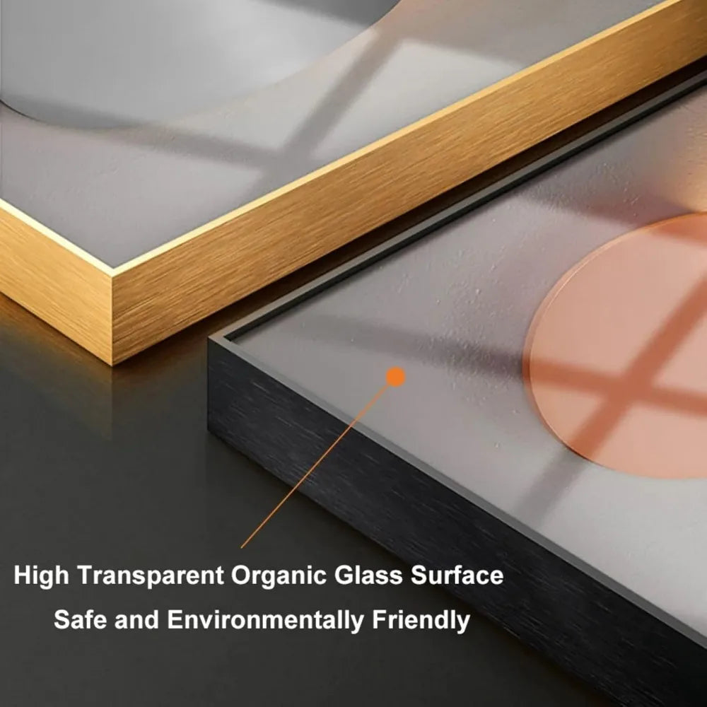 Modern Decorative Clocks Set with Canvas Painting