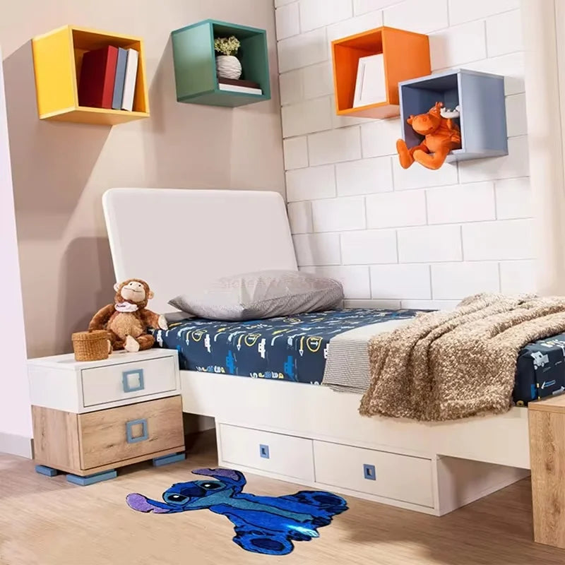 60cm New Disney Kawaii Stitch Anime Mat Carpets