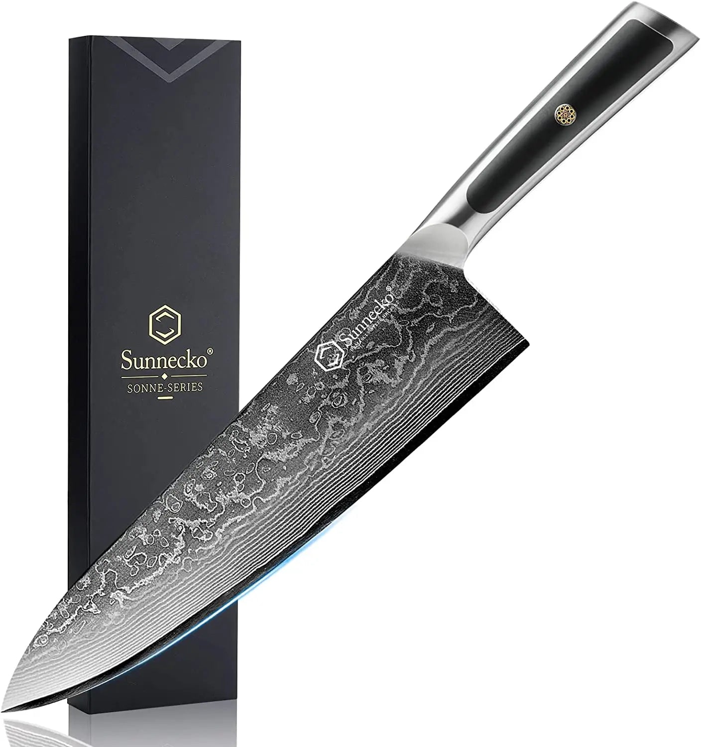 Sunnecko Damascus Knives 1-6Pcs/Set Ultra Sharp